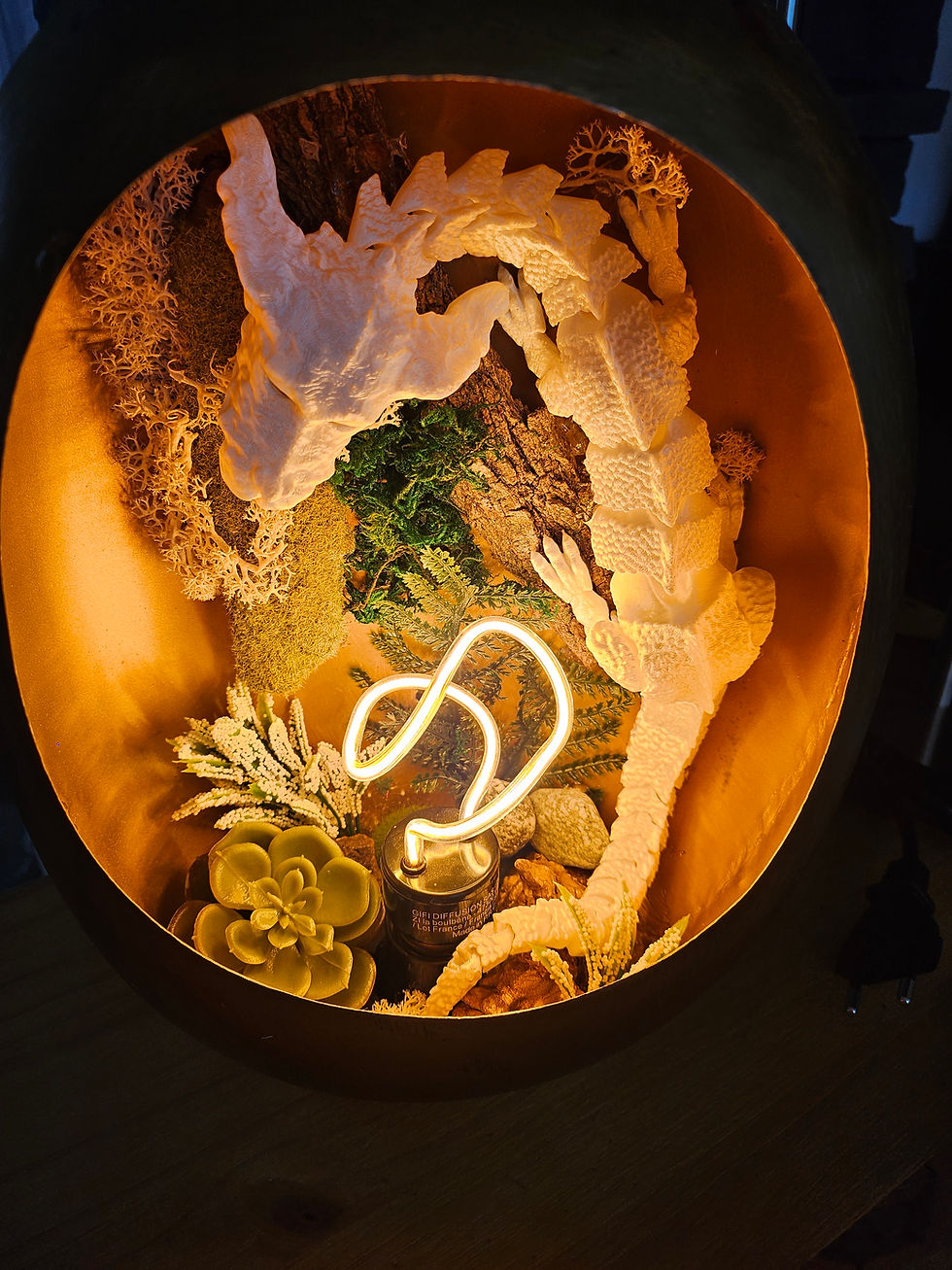 Miniature : Lampe dragon