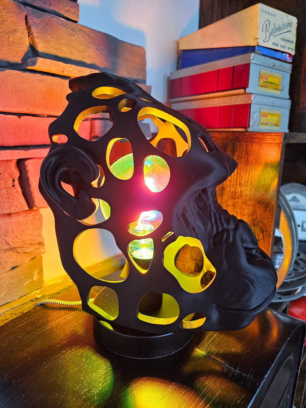 Miniature : Lampe tête de gorille