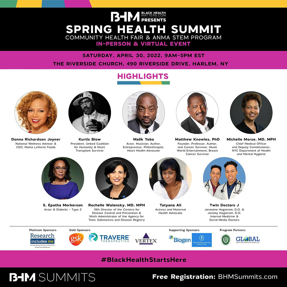 BMH Spring Health Summit Community Health Fair & ANMA Program