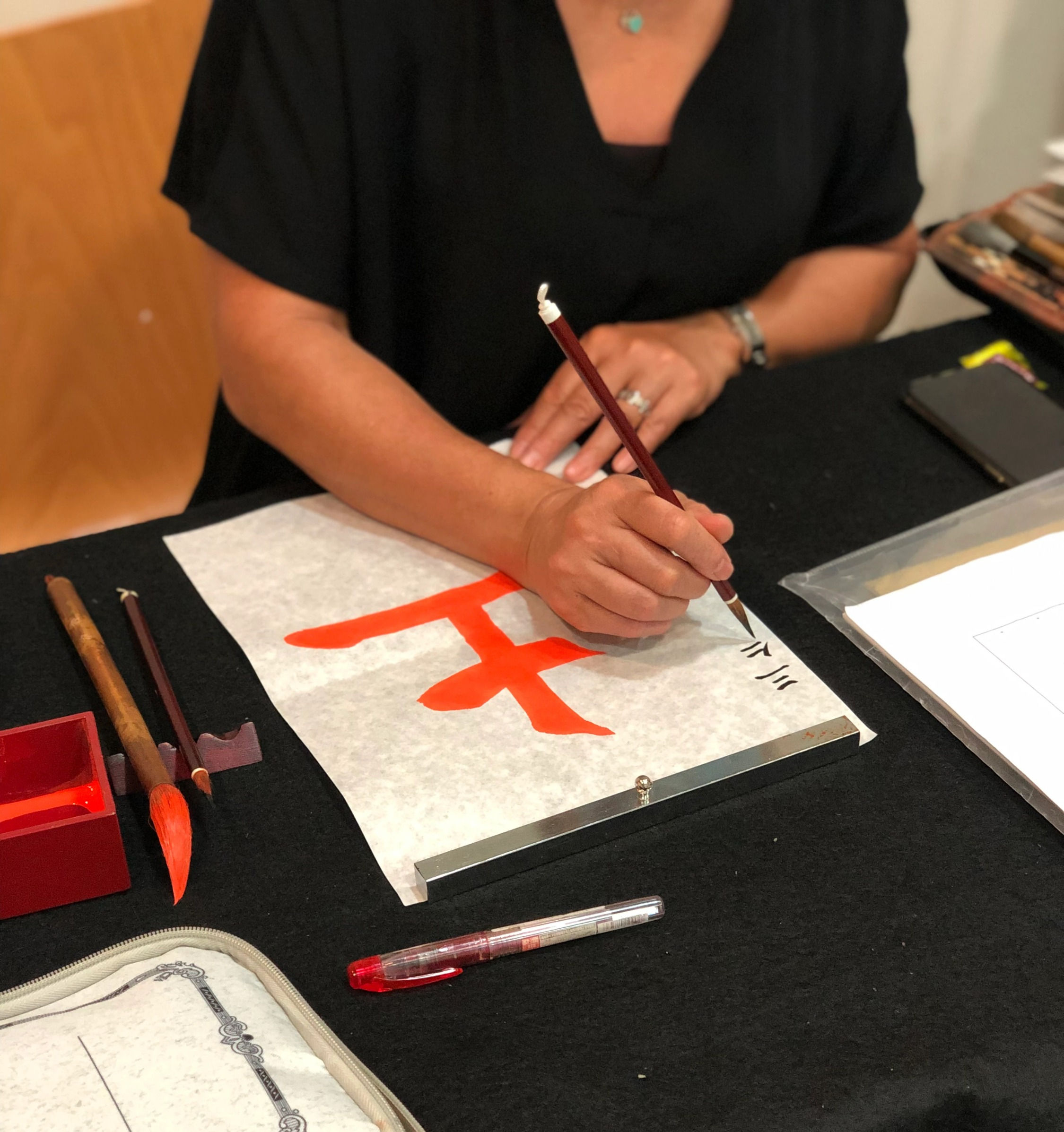 japanese calligraphy shodo art ink