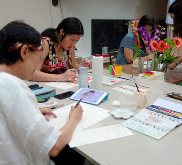 adult painting class, adult art class, adult ceramics