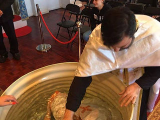 Another Adult Baptism & Wedding