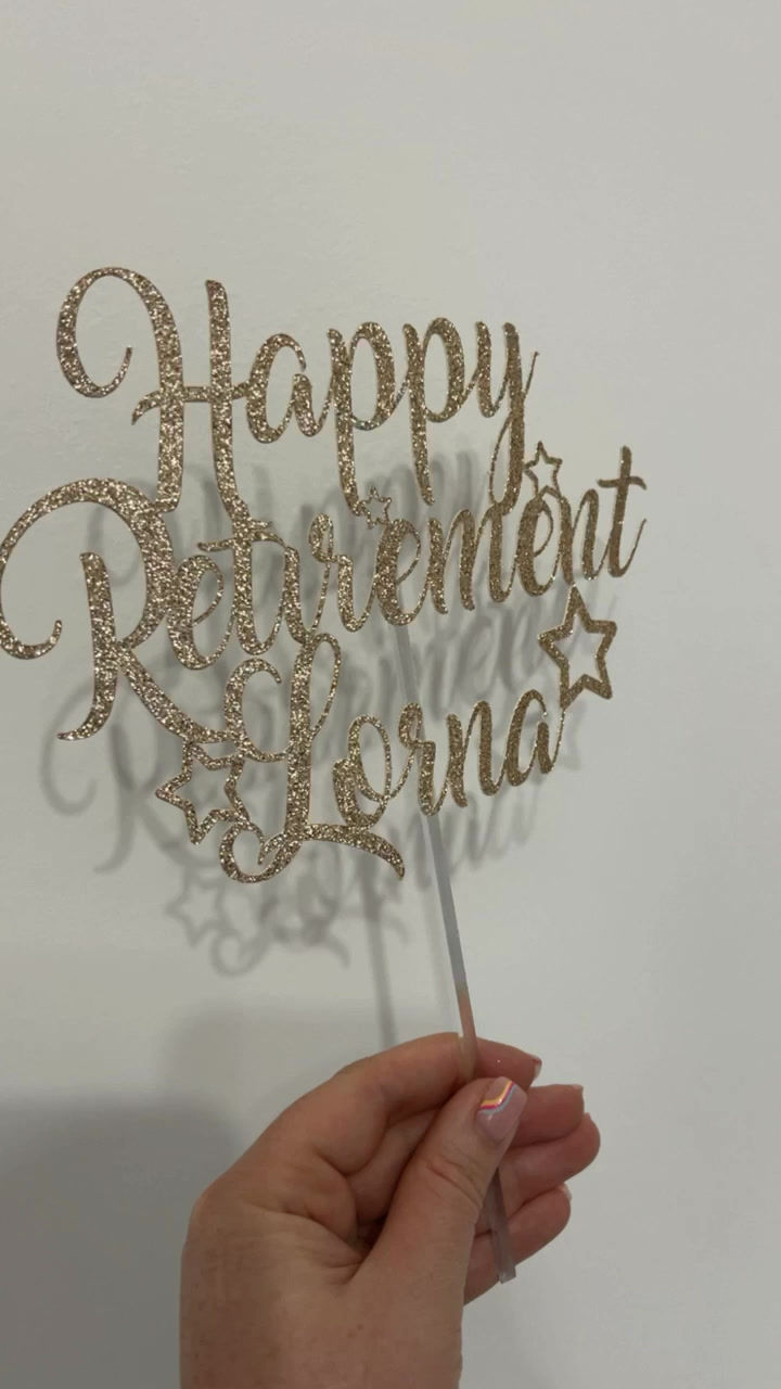 Thumbnail: Personalised Cake Toppers