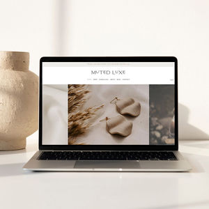 Muted Luxe - Website Design