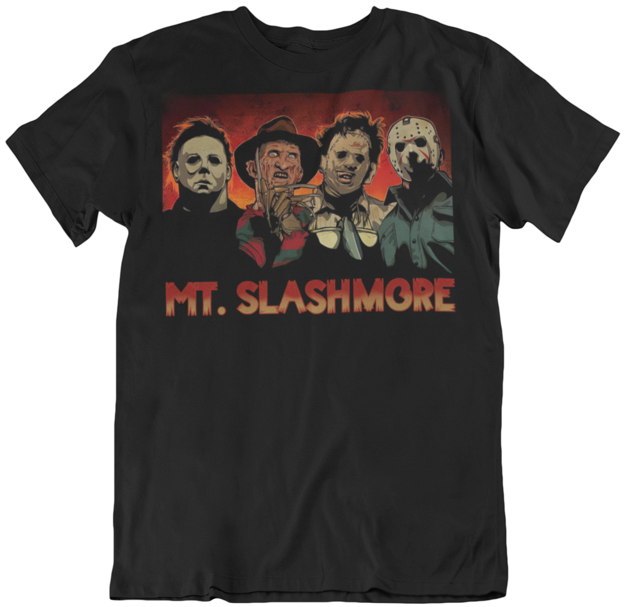"Mount Slashmore" - Generic Horror Tee
