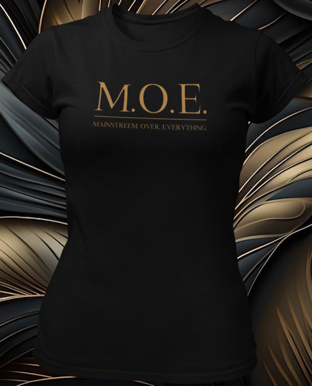 Women's 'Signature' M.O.E. Tee (Gold)