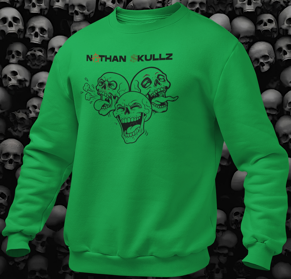 Thumbnail: Men's "The Last Laugh"(Hollow) Nathan $kullz Sweater