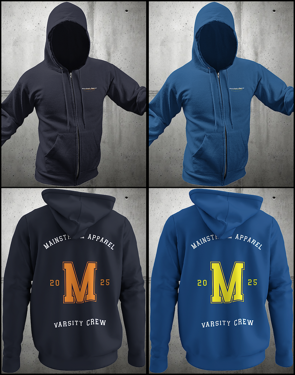 Thumbnail: Men's "Varsity" - Zip-Up Hoodie (2025)