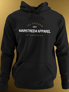 Men's Gold Brand Hoodie (Black)