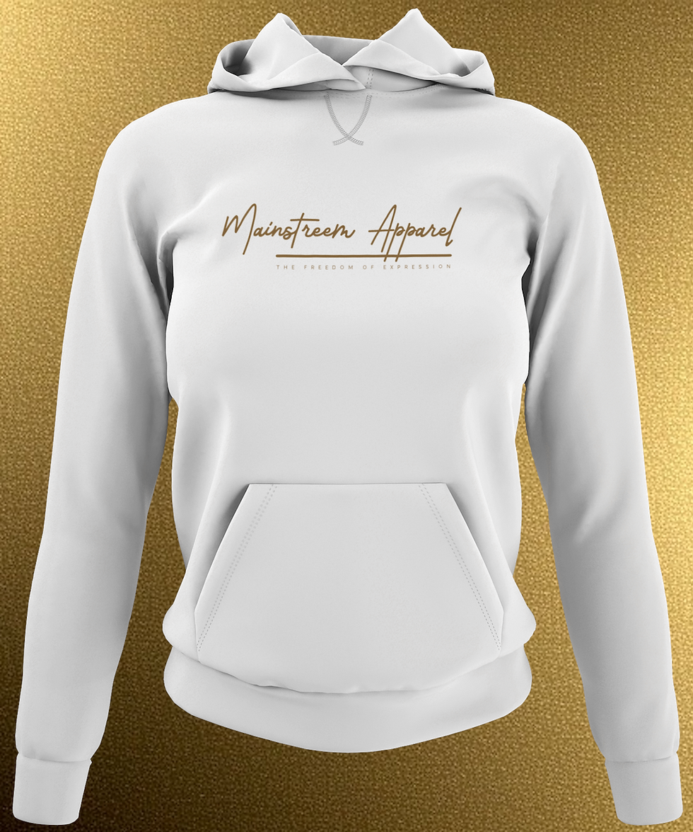 Women's Gold Line "Fashion" Hoodie - White