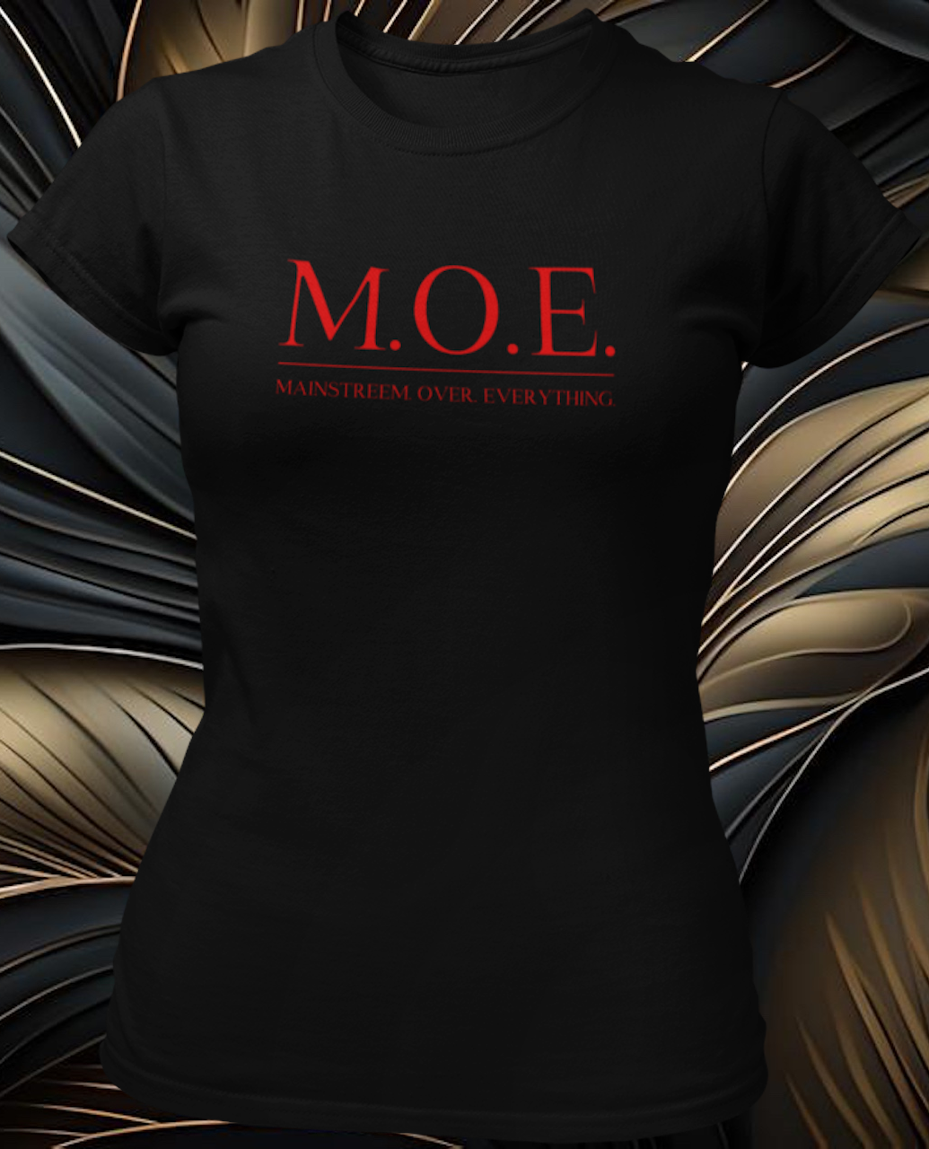 Women's 'Signature' M.O.E. Tee (Red)