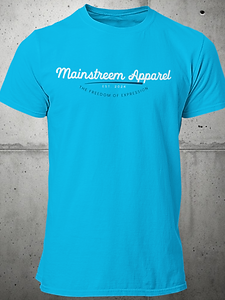 Men's Concrete Varsity Tee (Sky Blue)