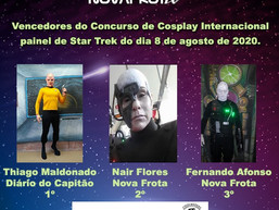 Ganhadores do concurso cosplay da InHouse-Con