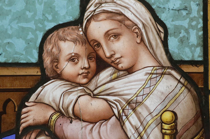 VITRAIL / Cimetière du Père Lachaise