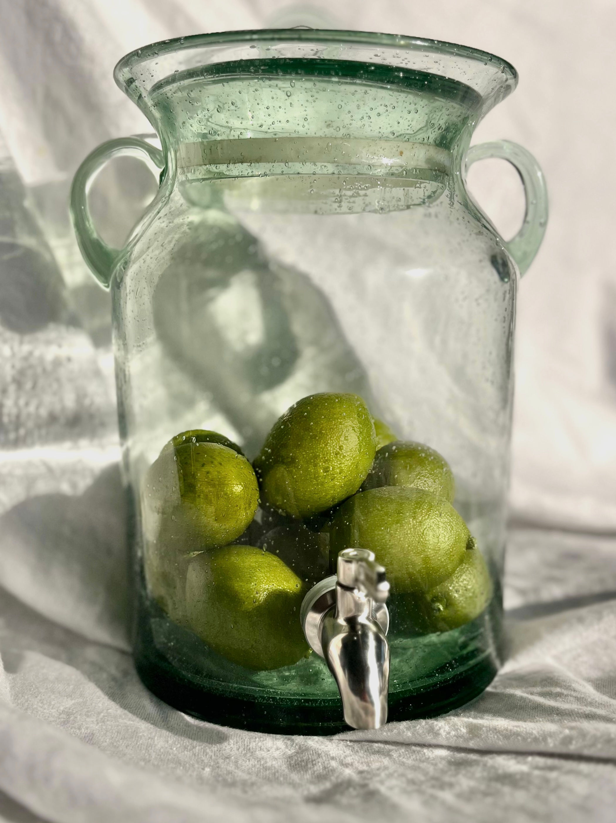 Blown Glass Beverage Dispenser