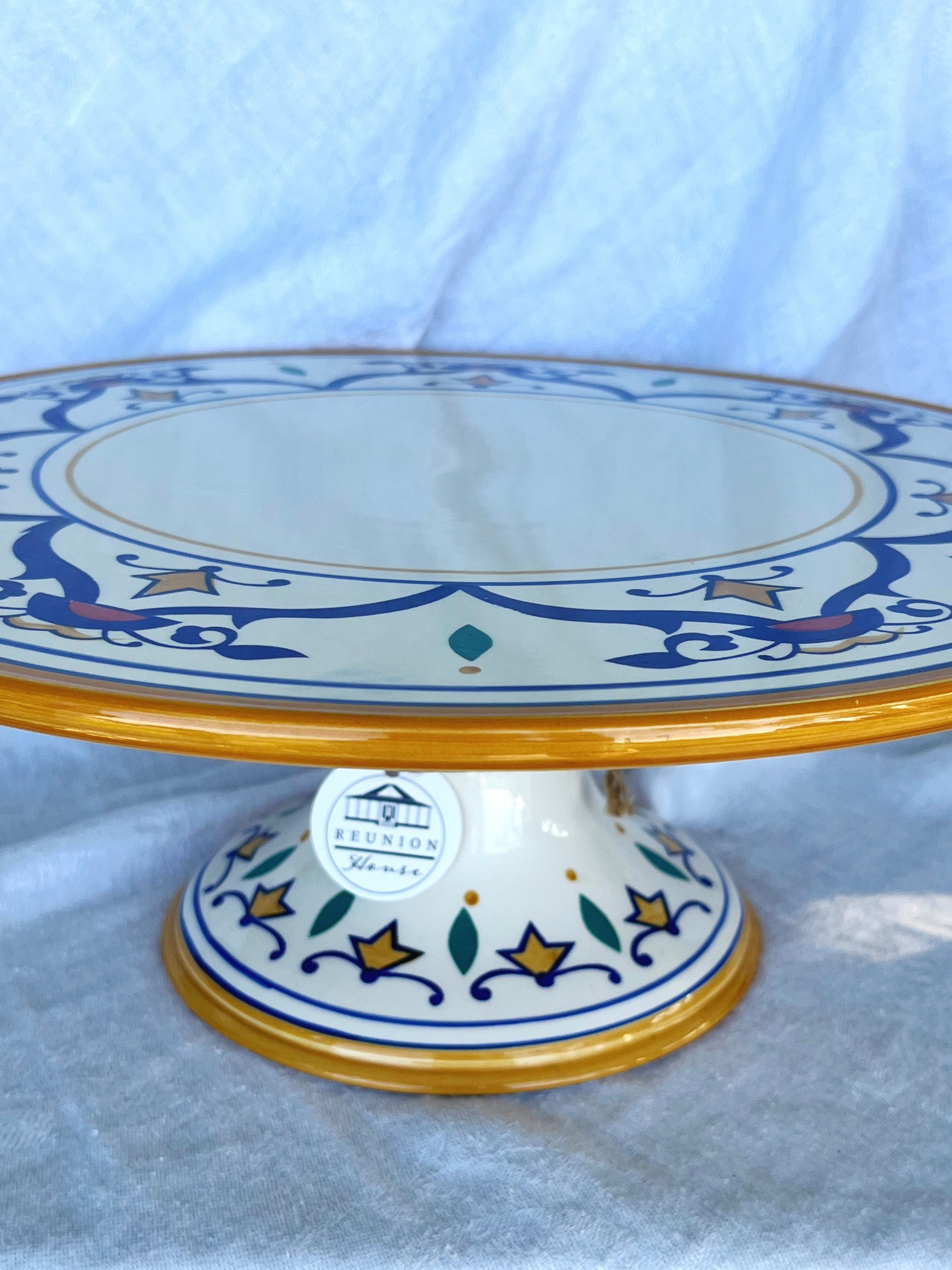 Hand-Painted Cake Stand