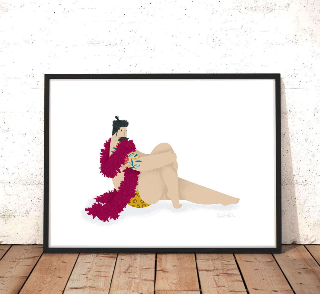 Sexy Man Feather Boa