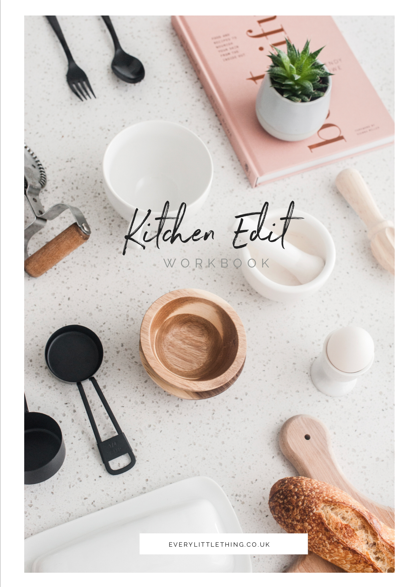 Kitchen Edit Workbook - Declutter and Organise your kitchen