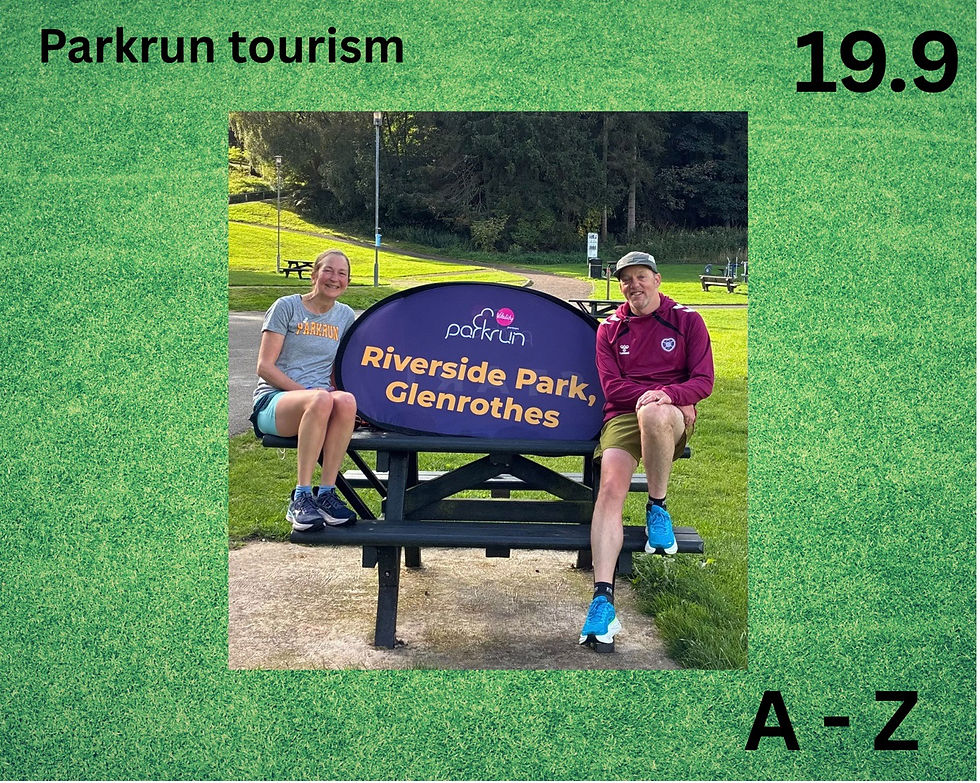 Two runners sat on picnic bench