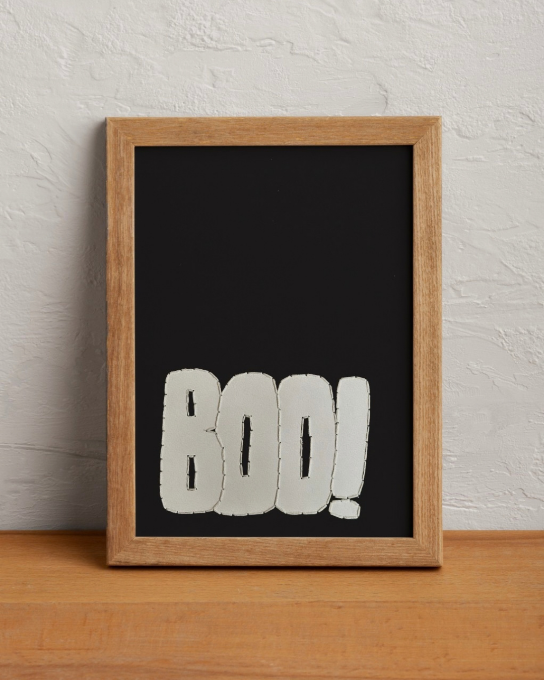 Affiche Brodée A4 • BOO!