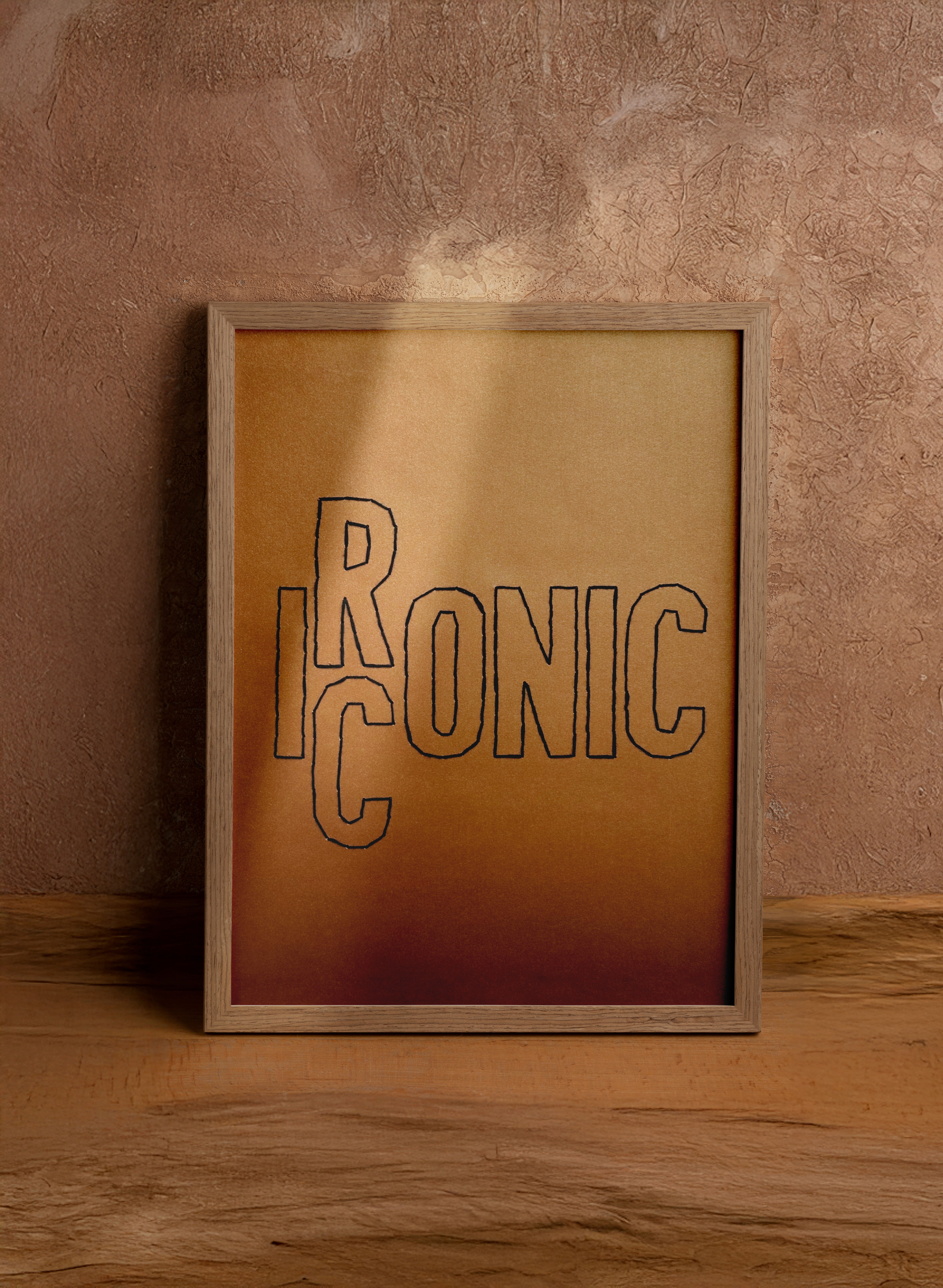 Affiche Brodée 30x40 • I(R/C)CONIC