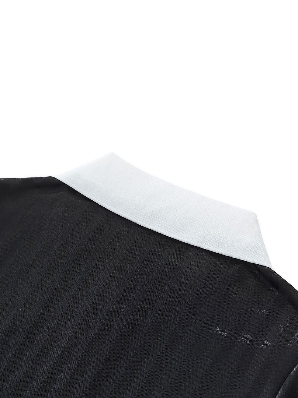 Thumbnail: In My Healing Era Collar Striped Cropped Jersey