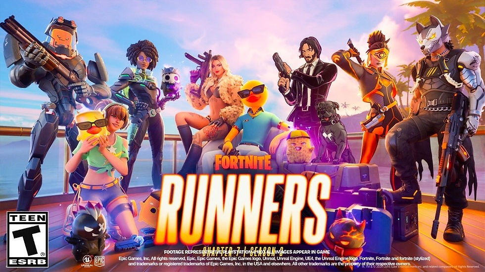 Fortnite Chapter 7 Season 3: Runners – The New Battle Pass Breakdown
