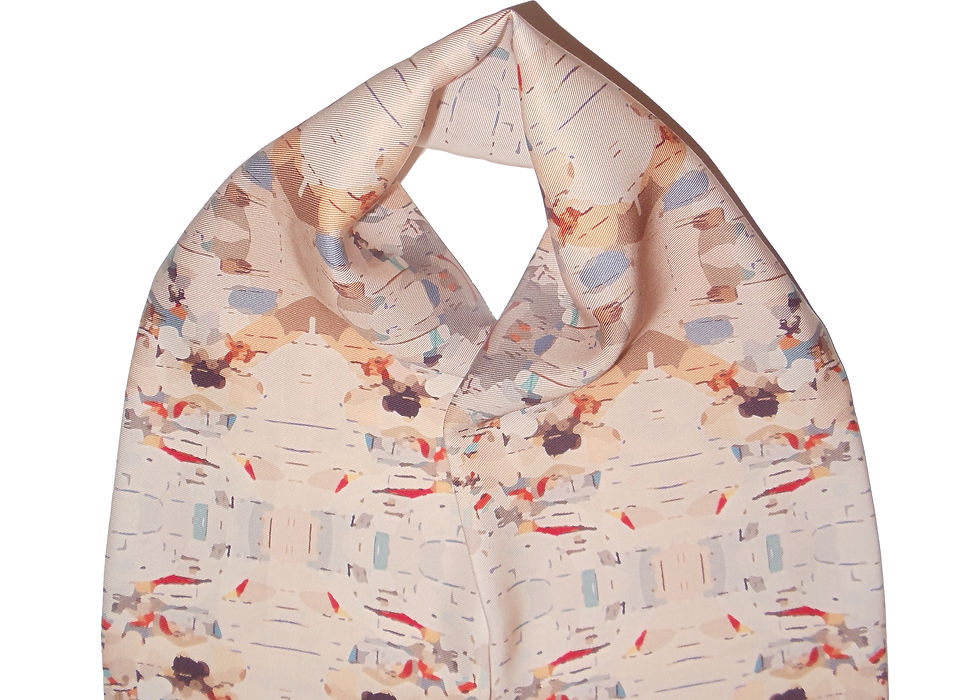 Thumbnail: Bufanda doble vista Silent Happening