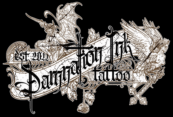 Damnation logo kotisivuille 2026 MUSTA.png