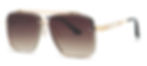 Gradient brown lenses sunglasses