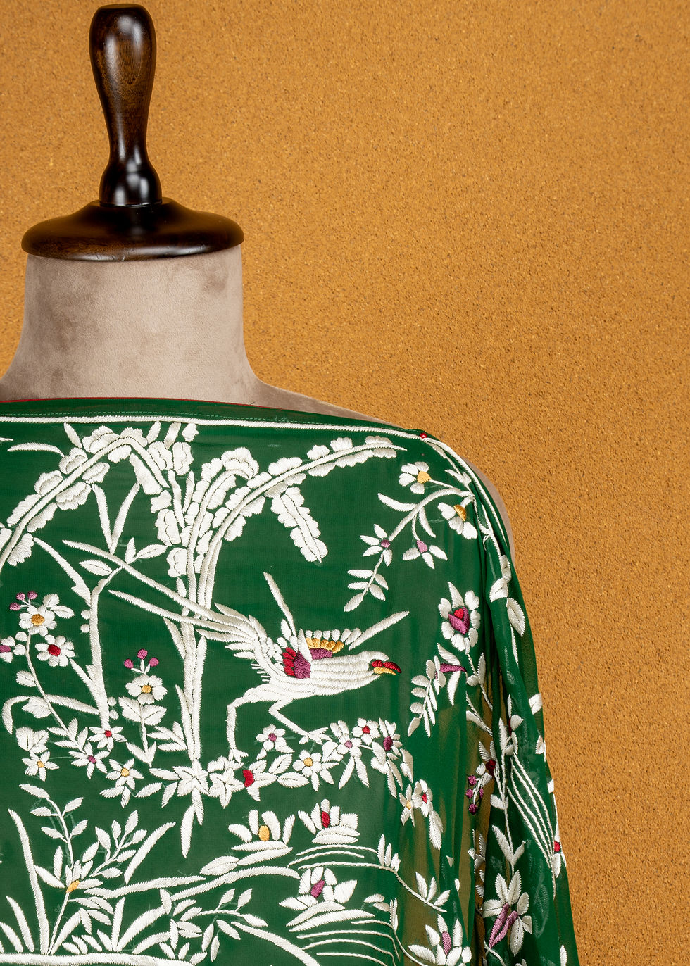 Thumbnail: Green Gara Dupatta