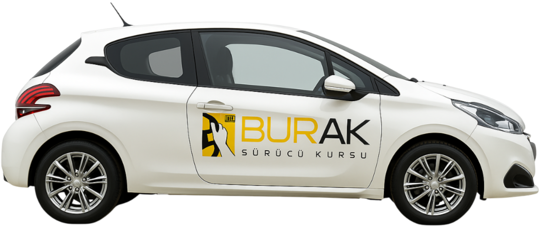 Peugeot markalı arabanın yandan görüntüsü