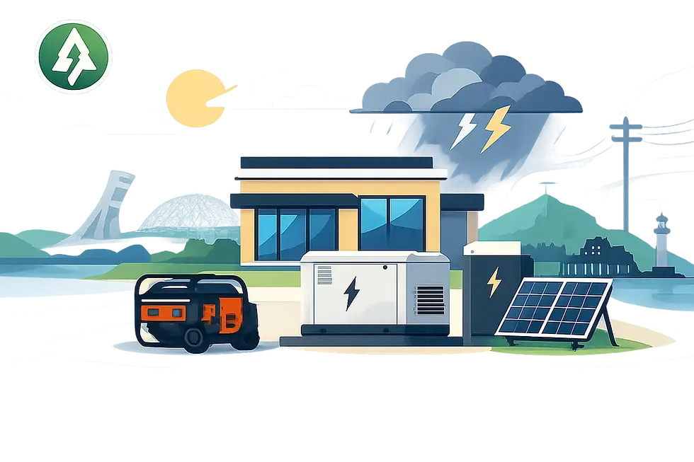 Bien choisir backup power for small business