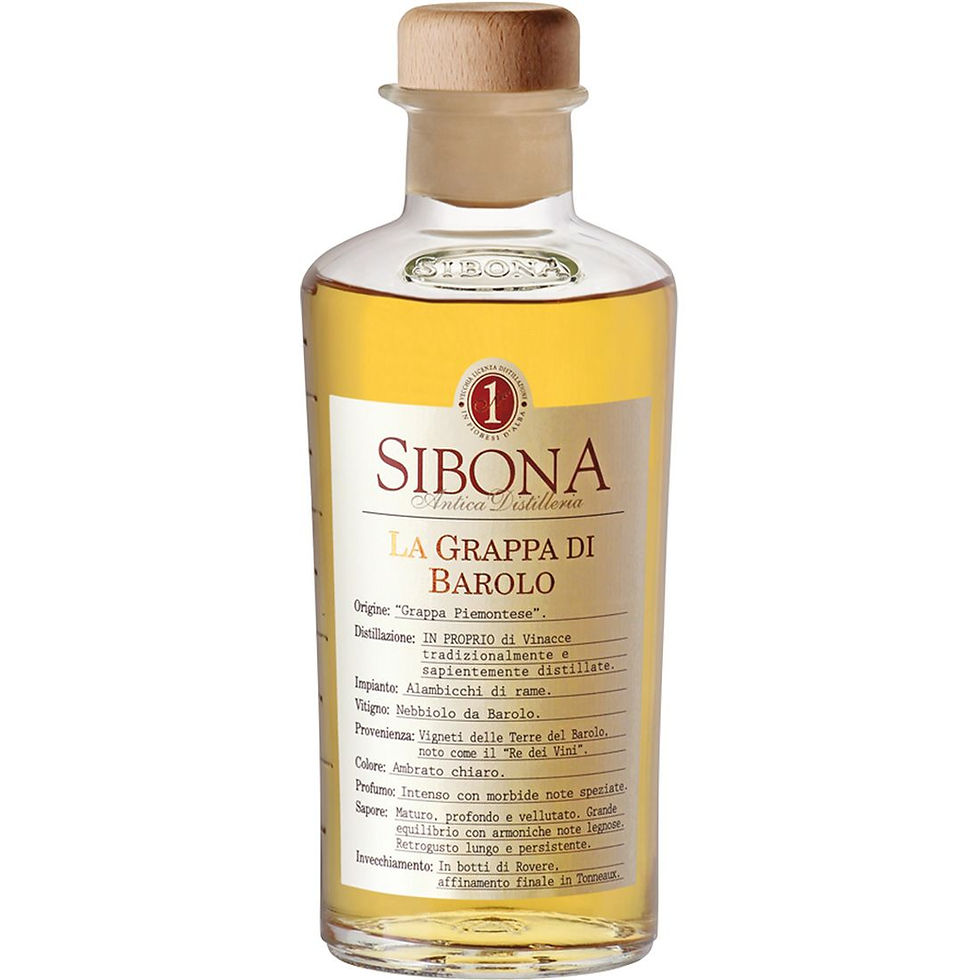 Antica Distilleria Sibona, Grappa di Barolo 40.0% 50cl