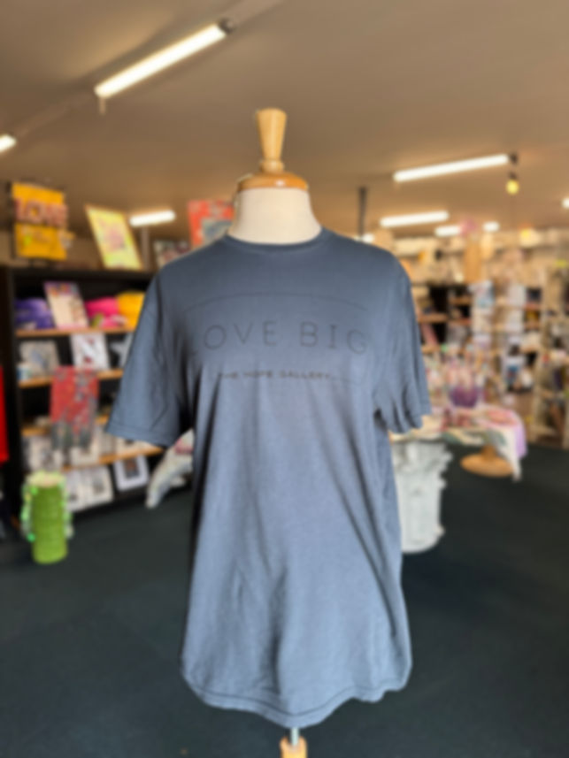 Love Big Tee (steel blue)