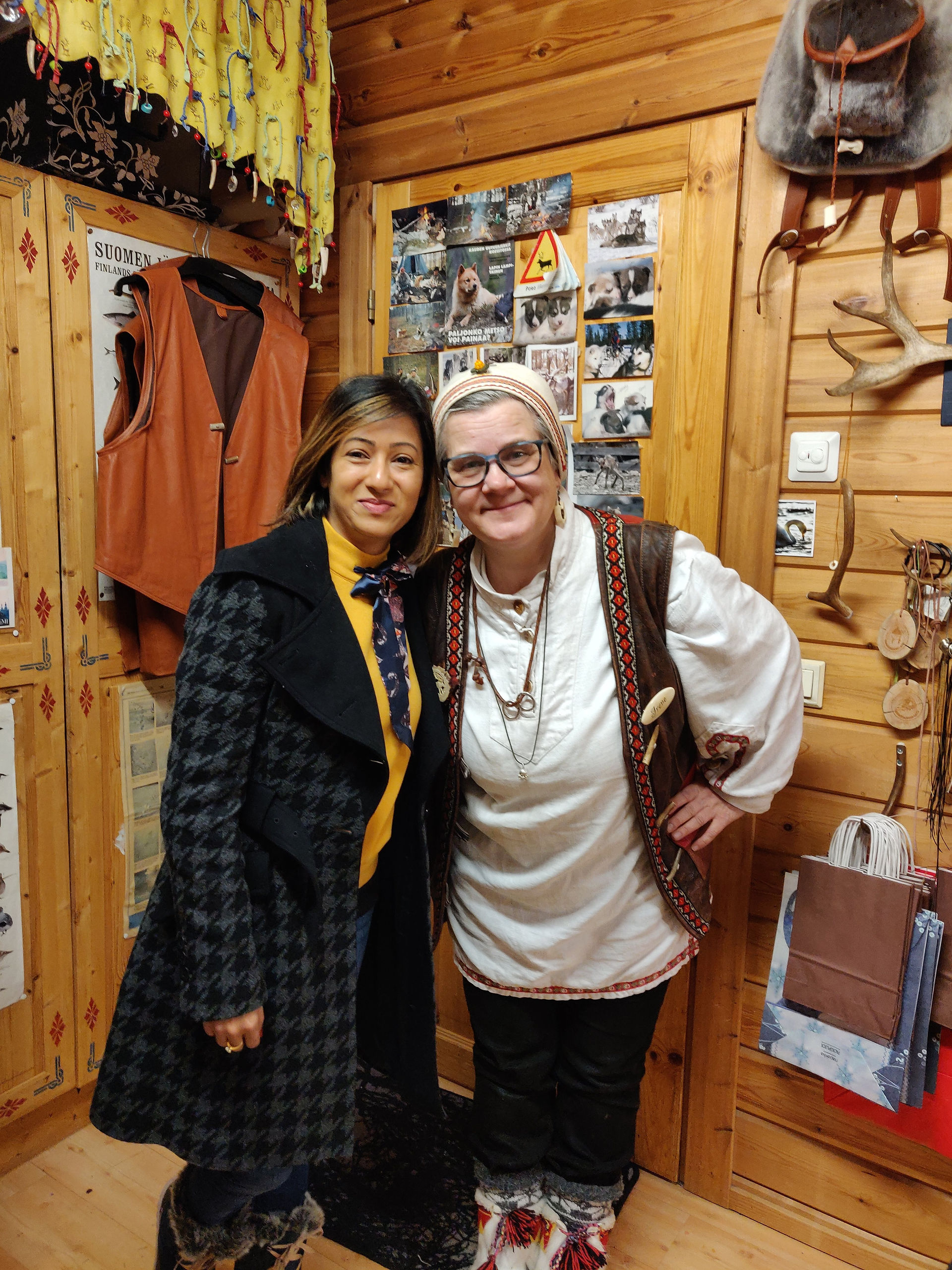 With Irene Kangasniemi