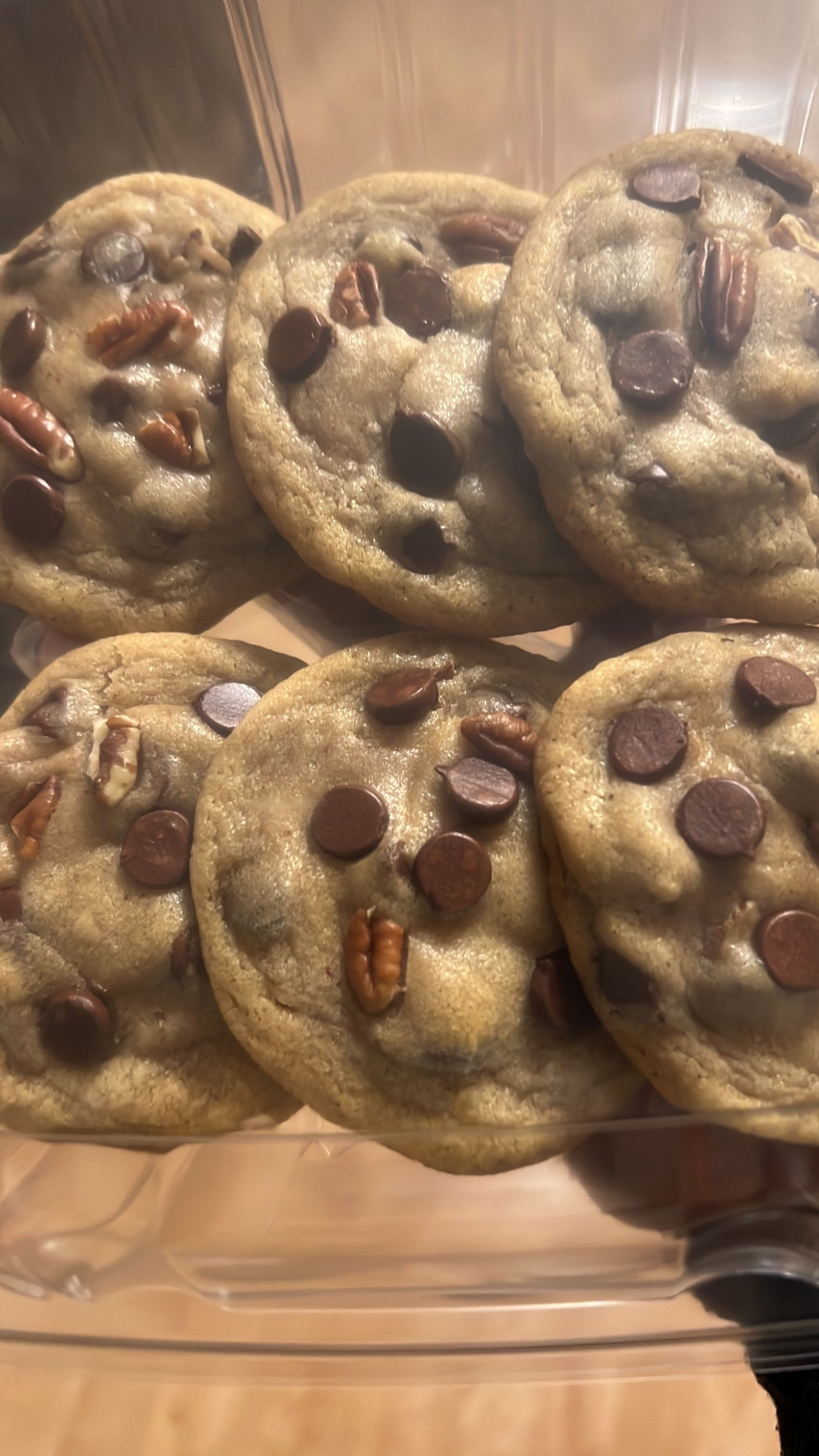 Chocolate chip and pecans