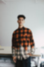 CROSS FADED SHIRT/DRESS - FRONT HALF