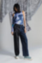 TIE DYE OPEN SH TOP - FRONT POSE