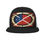 Thumbnail: ONLY AMERICAN Black Buckle Flat-brimmed Mesh Cap With Box