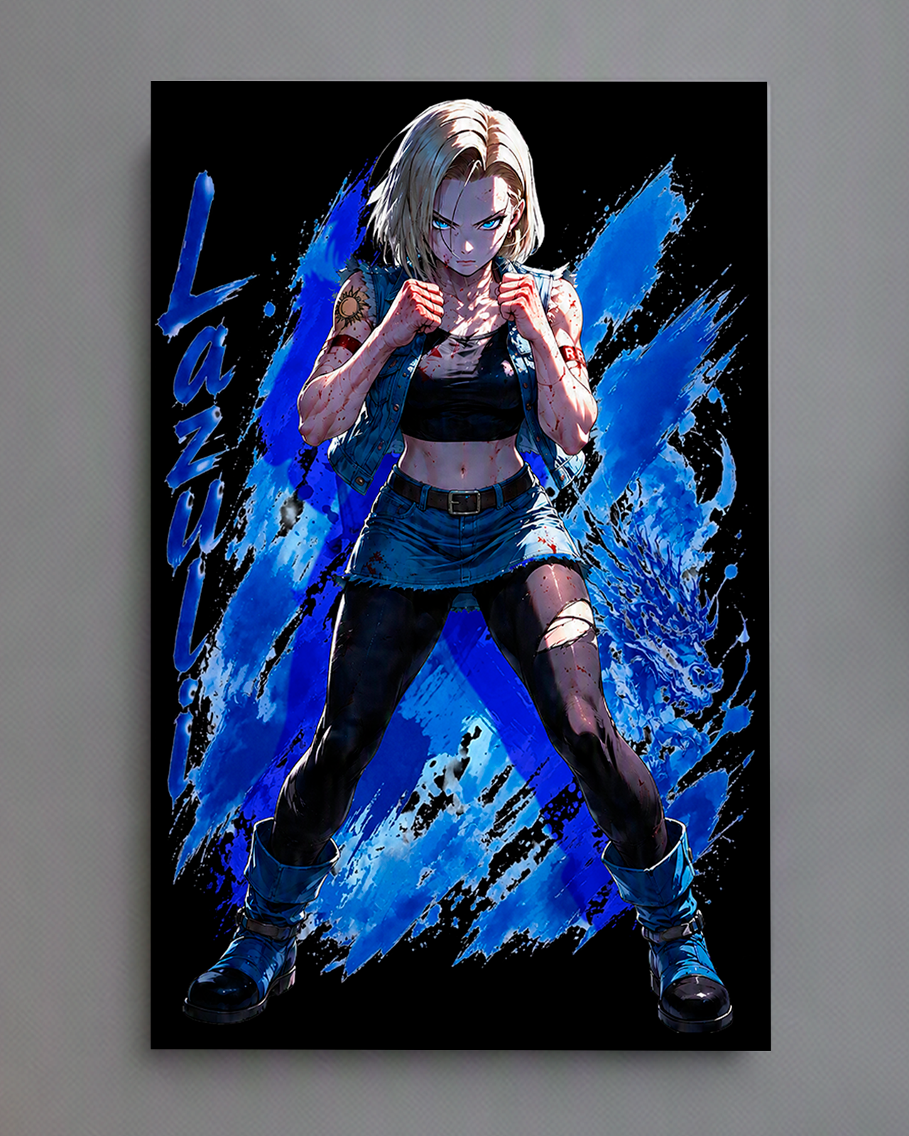 Quadro Decorativo - Android 18 Fighter