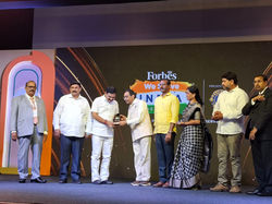 Mr. Raju Minister of Govt of India conferring award