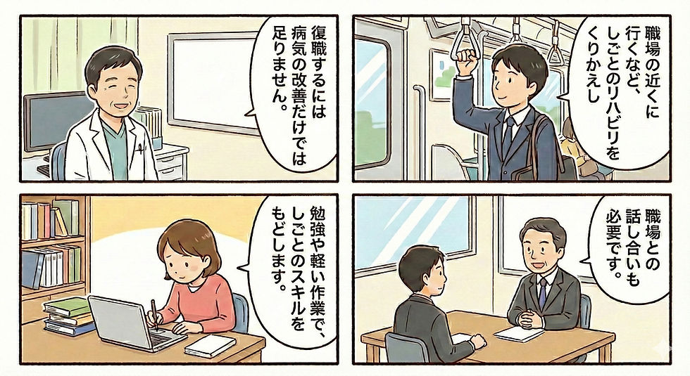 休職から復職までのステップ