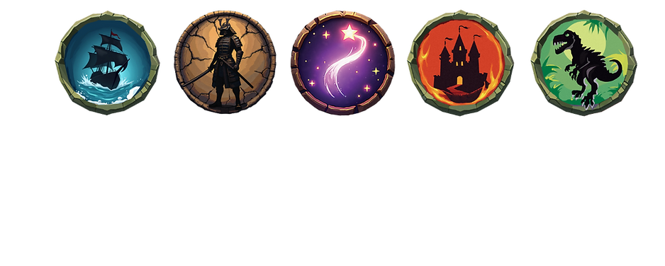 Time Weavers Era Emblems Badges