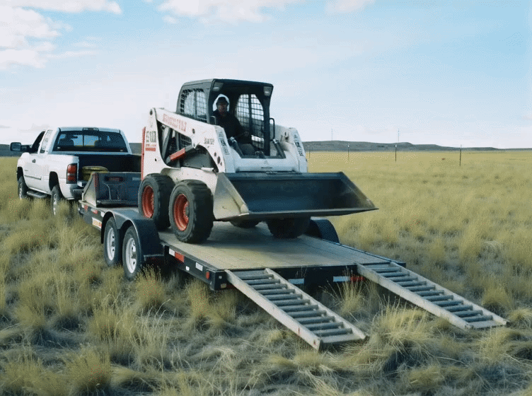 skidsteer levelling homestead site