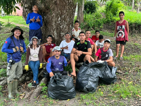 Semana do Meio Ambiente: Mutirão de limpeza mobiliza estudantes e moradores na comunidade de Tavares
