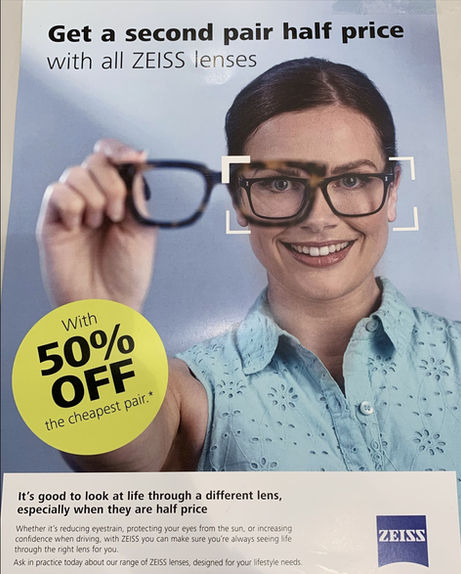 Lens Offer: ZEISS Two Pair Promotion