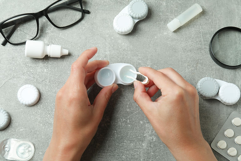 contact lens cleaning