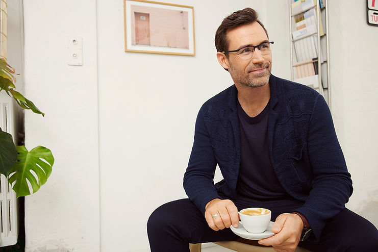 Man wearing glasses