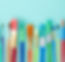 colourful brushes